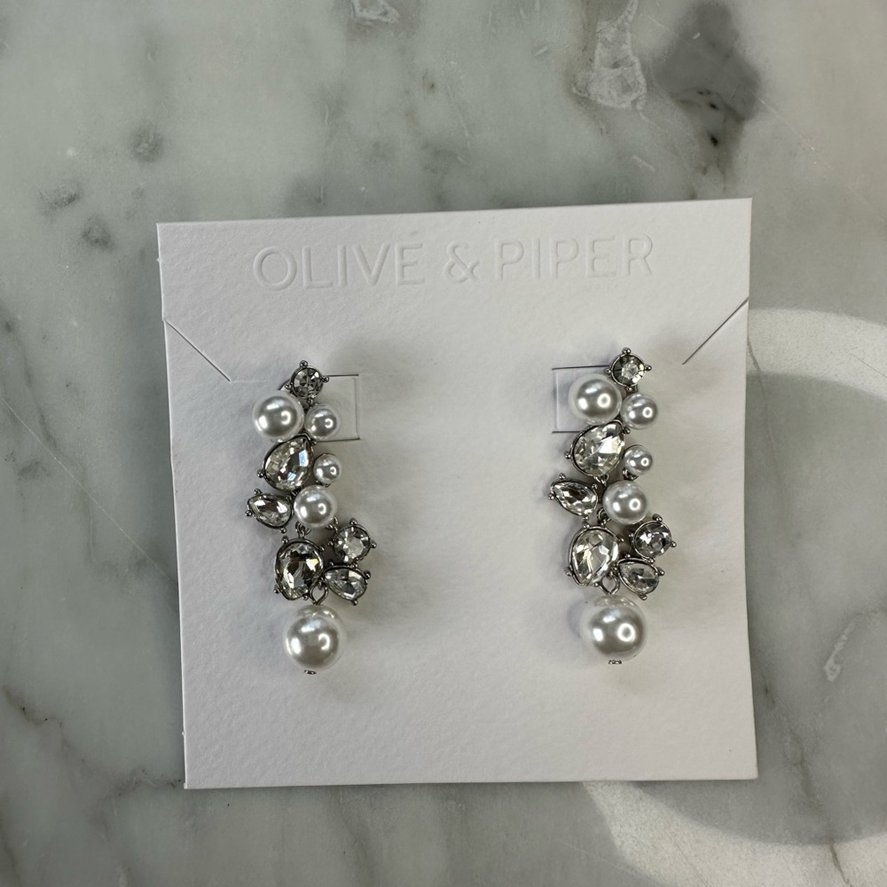 Brand New Olive & Piper Serena Drop Earrings